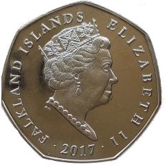 50 Pence - Elizabeth II Northern Rockhopper