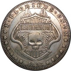 Harley Davidson - Morgan Dollar Replica
