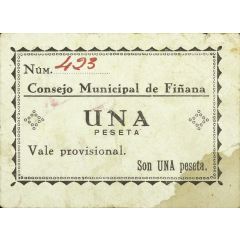 1 Peseta Fiñana