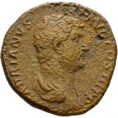 Dupondius or As - Hadrian FELICITAS AVG S C, Felicitas