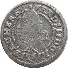 3 Kreuzers - Ferdinand III Glatz