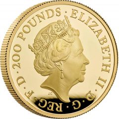 200 Pounds - Elizabeth II Seymour Panther, Gold Proof