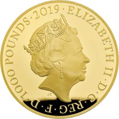 1000 Pounds - Elizabeth II Queen Victoria and Prince Albert, Gold Proof