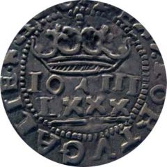 LXXX Reais `Real Português Dobrado` - João III Cross with quadrifoils, Lisbon