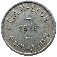 10 Cents - C. A. Nelson Assaria, Kansas