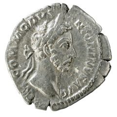 Denarius - Commodus TR P V IMP IIII COS II P P, Providentia