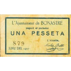 1 Peseta Bonastre