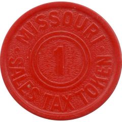 1 Mill - Sales Tax Token Missouri
