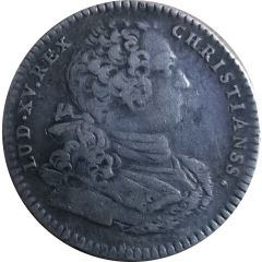 Token - Louis XV - Ordinaire des guerres - Discite Justitiam silver