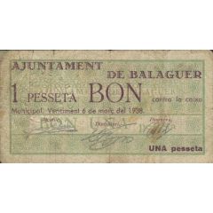 1 Peseta Balaguer