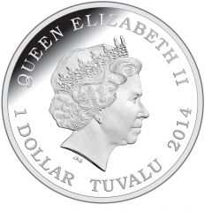 1 Dollar - Elizabeth II Spider-Hunting Scorpion