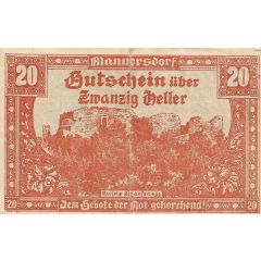 20 Heller Mannersdorf