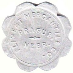 5 Cents - Kliment Mercantile Company Prague, Nebraska