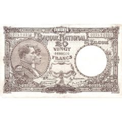 20 Francs - Albert I