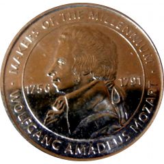 Token - Sainsbury`s Makers of the Millennium Wolfgang Amadeus Mozart