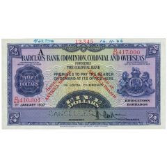 5 Dollars Barclay`s Bank