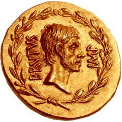 Aureus - Brutus BRVTVS IMP / CASCA LONGVS L