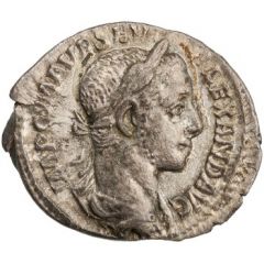 Denarius - Severus Alexander P M TR P IIII COS P P