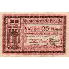 25 Céntimos Pineda