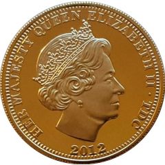 1 Crown - Elizabeth II Jubilee Monarch, Gilded