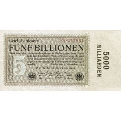 5 000 000 000 000 Mark Reichsbanknote