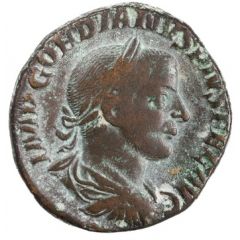 Sestertius - Gordian III P M TR P VI COS II P P S C