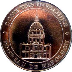 Monnaie de Paris Tourist Token - Dôme des Invalides Tombeau de Napoléon