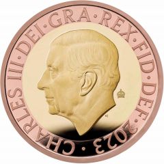 2 Pounds - Charles III National Flowers, Gold Proof