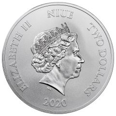 2 Dollars - Elizabeth II Santa Claus