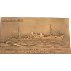 Plaquette - Hospital and fishing support ship `Gil Eannes`