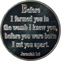 Token - Jeremiah 1:5 & 1 Corinthians 2:9