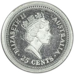 25 Cents - Elizabeth II 3rd Portrait - The Dump