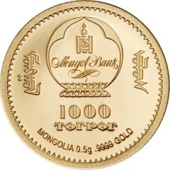 1000 Tögrög Year of the Mouse - Gold