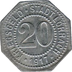 20 Pfennig - Lörrach