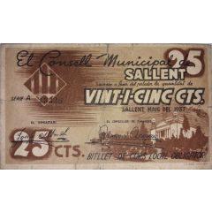 25 Céntimos Sallent