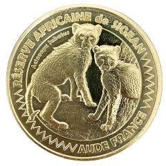 Tourist token - Monnaie de Paris - Sigean - Réserve Africaine - Guépardeaux