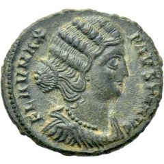 Nummus - Fausta SPES REIPVBLICAE, Thessalonica, type B