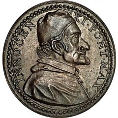 Medal - Pope Innocent XI Election to the pontificate