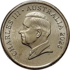 2 Dollars - Charles III 1st Portrait - Wallabies 2025