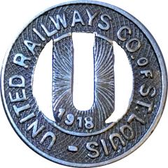 1 City Fare - United Railways Co. of St. Louis St. Louis, Missouri