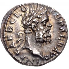Denarius - Clodius Albinus VICT AVG COS II, Victory