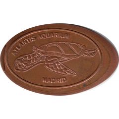 Elongated coin - Turtle Atlantis Aquarium
