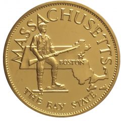 Medal - States of the Union Massachusetts