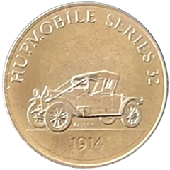 Franklin Mint - Collection of Antique Car Coins - Series 2 Hupmobile Series 32