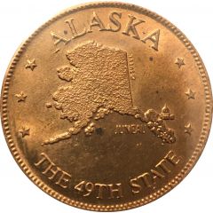 Token - Shell’s States of the Union Coin Game, Version 1 Alaska