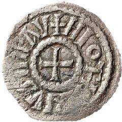 Denier - Lothair I Pavia mint