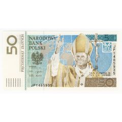50 Zlotys Pope John Paul II