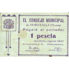1 Peseta Moratalla