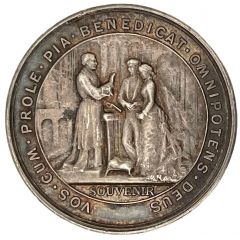 Médaille de Mariage - Souvenir avec légende, Vernon