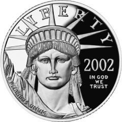 50 Dollars `American Platinum Eagle` Bullion Coinage